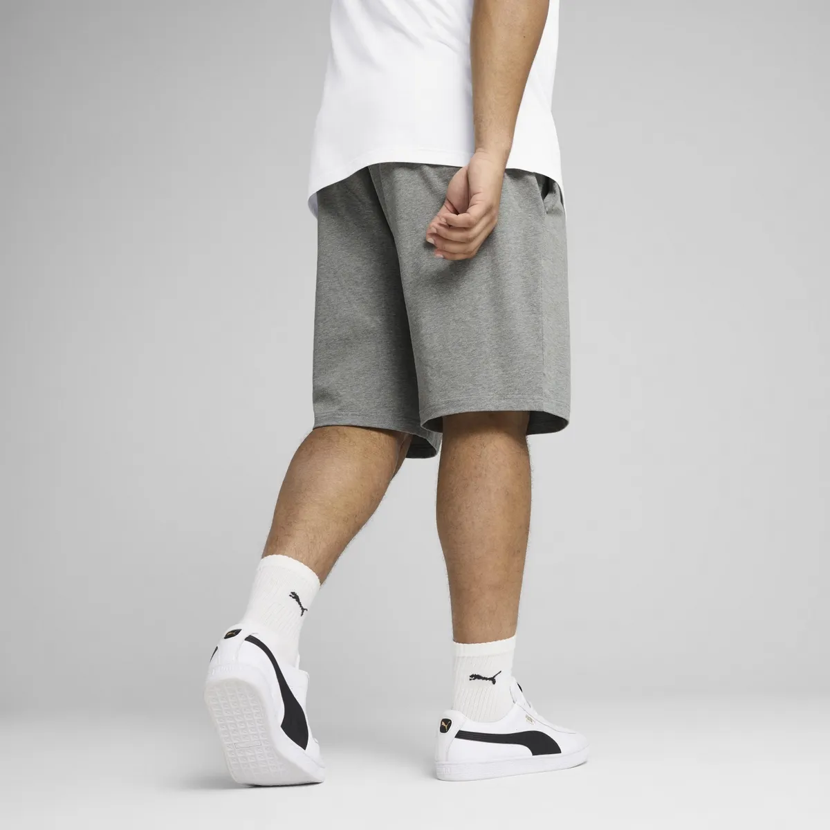 PUMA - Short Deportivo Ess Logo Jersey 10 Hombre Puma