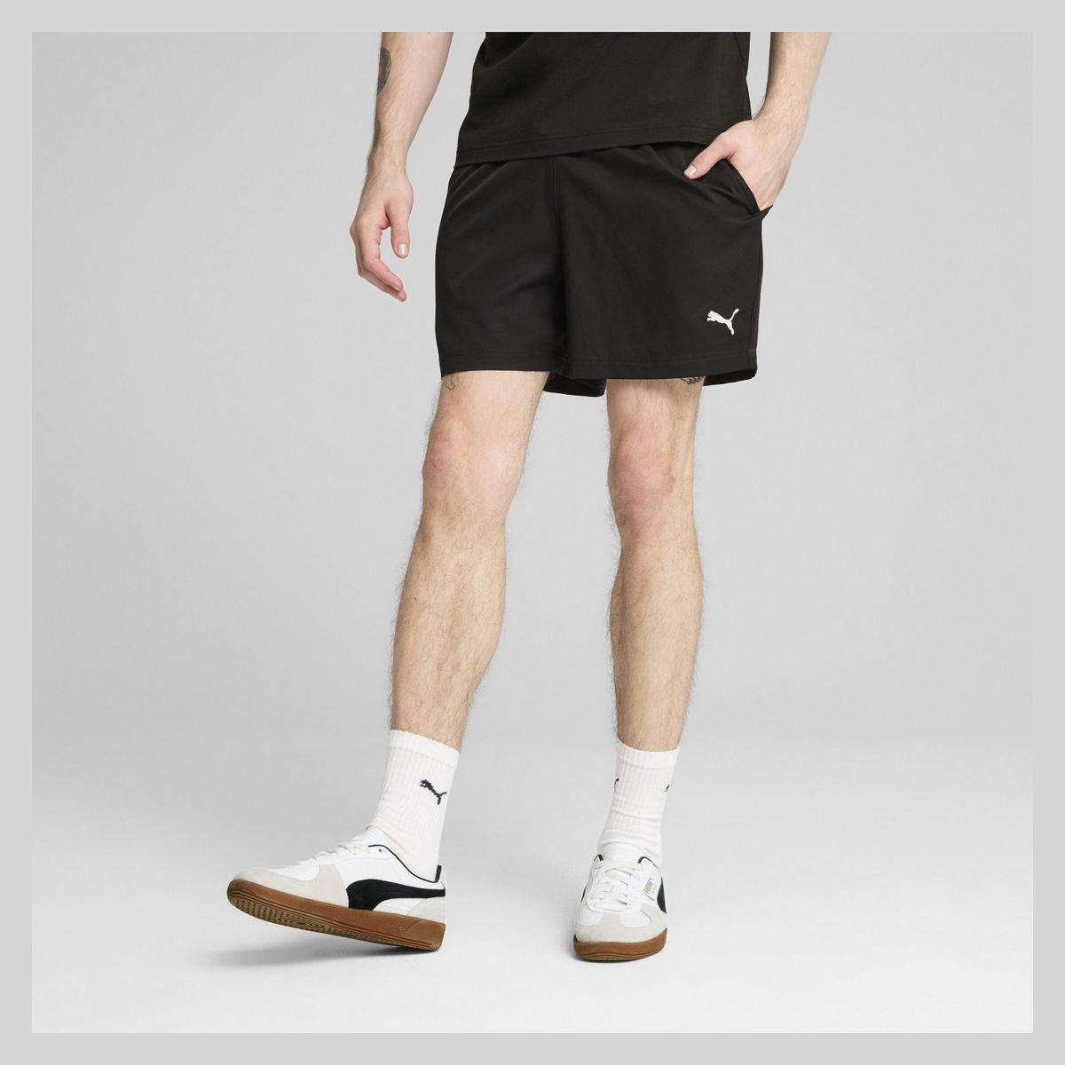 PUMA - Short Deportivo Ess Woven 5 Hombre Puma