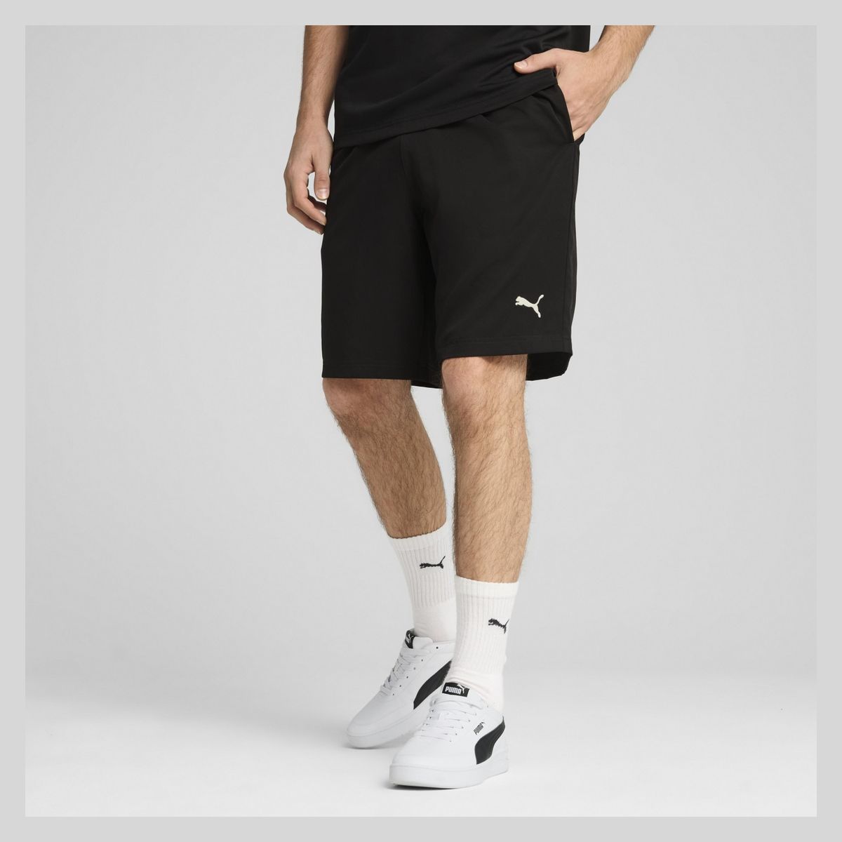 PUMA - Short Deportivo Ess Woven 9 Hombre Puma