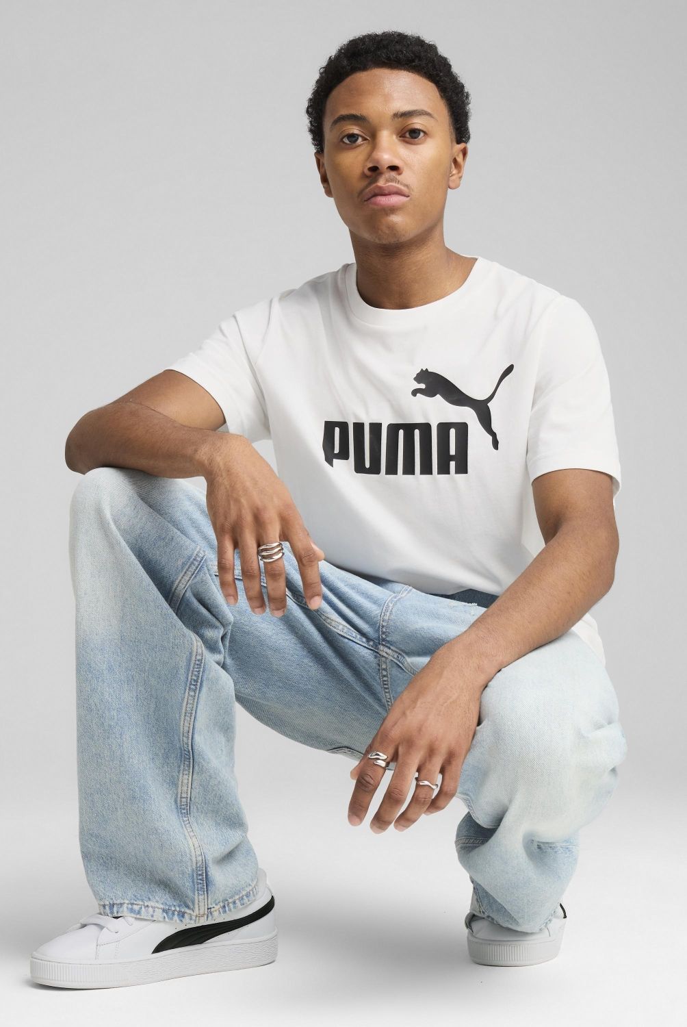 PUMA - Camiseta Manga Corta Ess No. 1 Logo Tee Hombre Puma