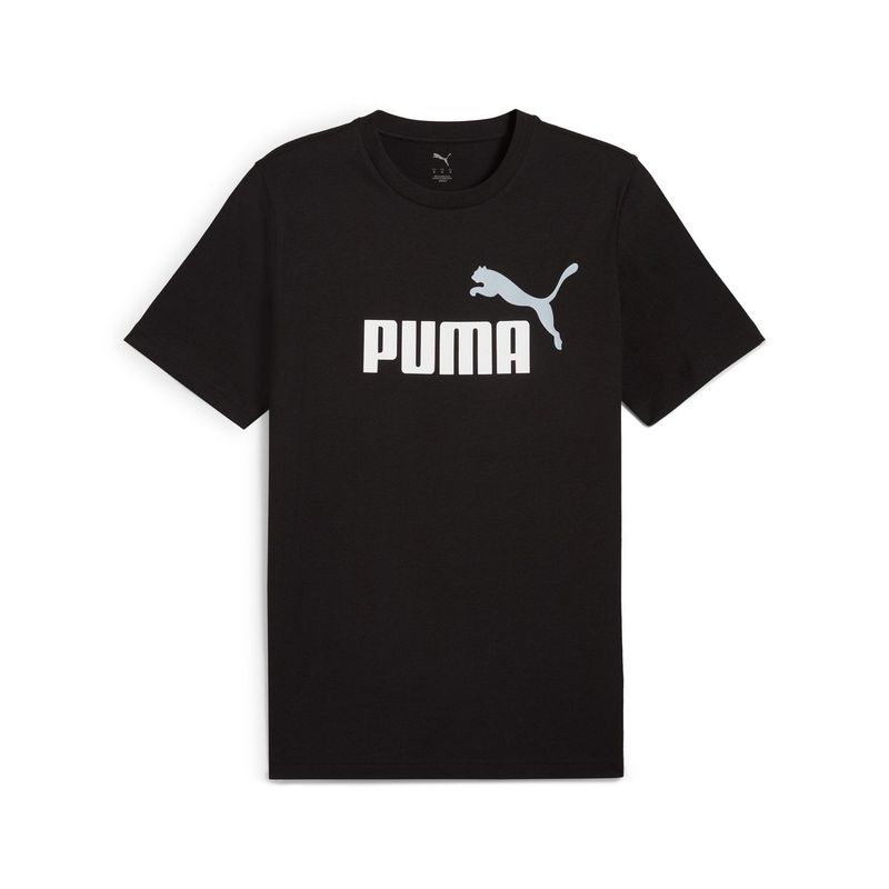 PUMA - Camiseta Manga Corta Ess 2 Color 1 Logo Tee Hombre Puma