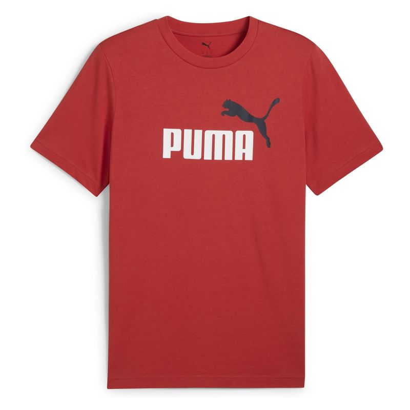 PUMA - Camiseta Manga Corta Ess 2 Color 1 Logo Tee Hombre Puma