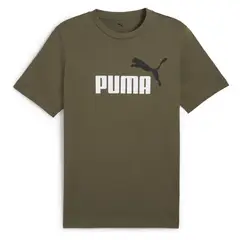 PUMA - Camiseta Manga Corta Ess 2 Color 1 Logo Tee Hombre
