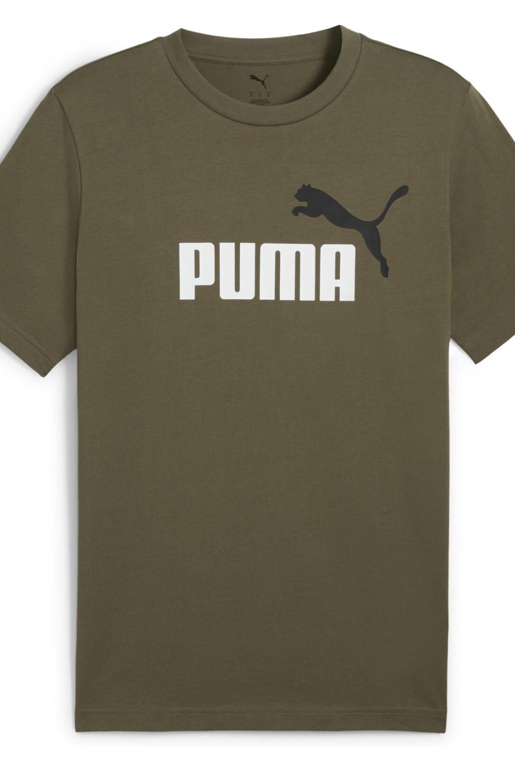 PUMA - Camiseta Manga Corta Ess 2 Color 1 Logo Tee Hombre Puma