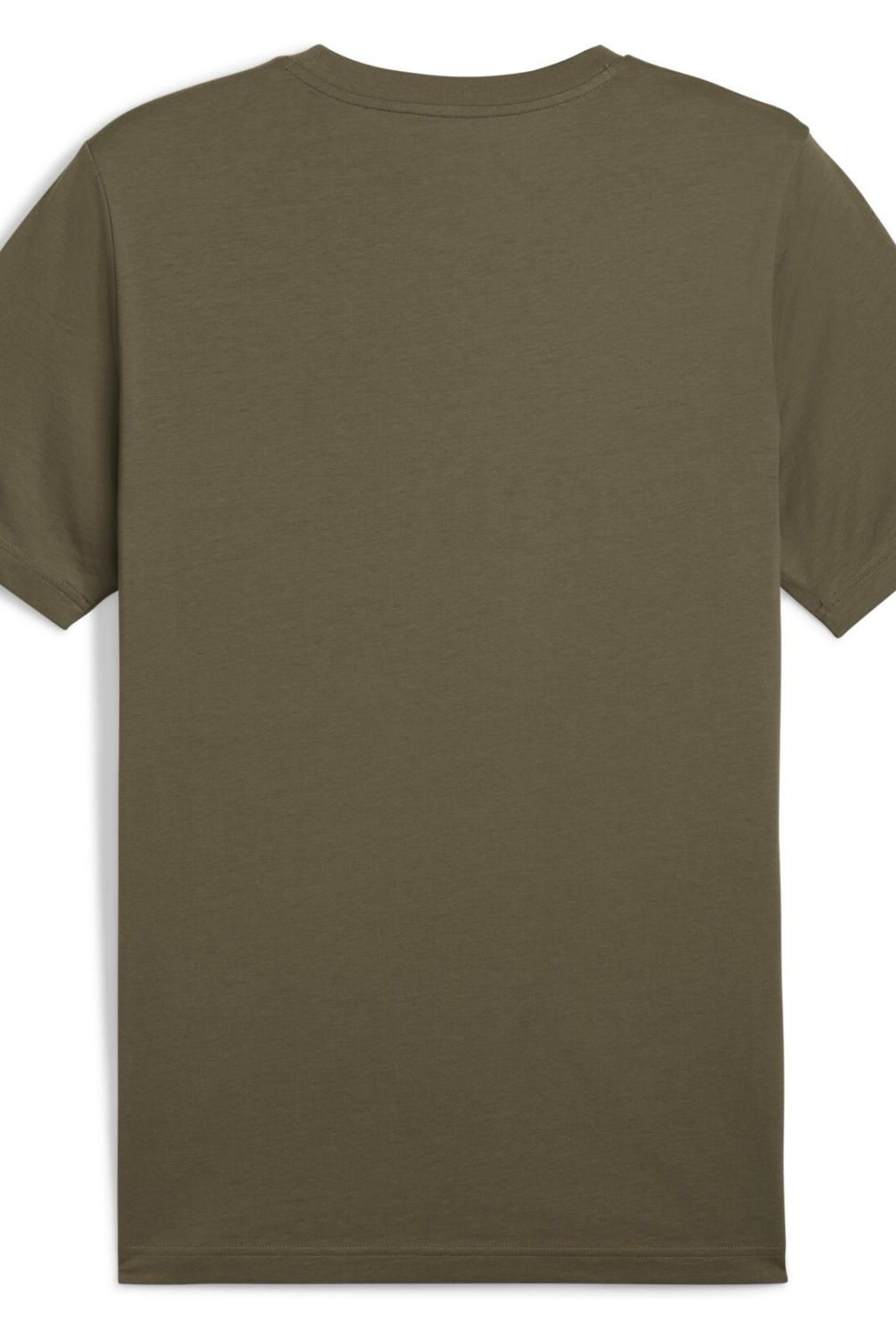 PUMA - Camiseta Manga Corta Ess 2 Color 1 Logo Tee Hombre Puma
