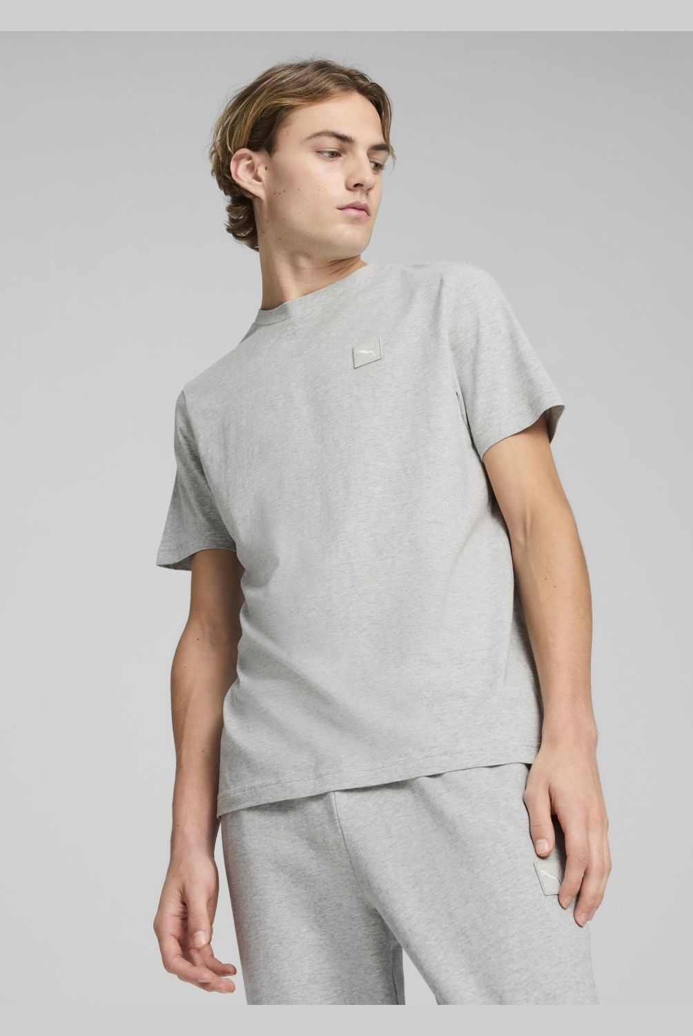 PUMA - Camiseta Manga Corta Ess Elevated Tee Hombre Puma