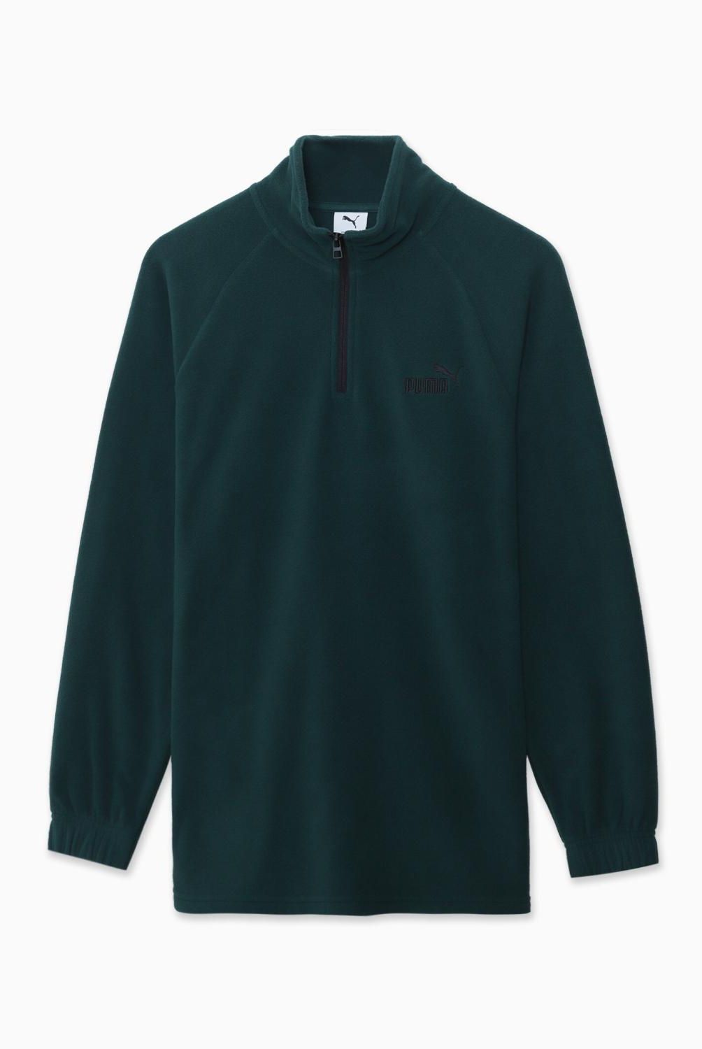 PUMA - Polerón Deportivo Ess Elevated 1/4 Zip Polar Hombre Puma