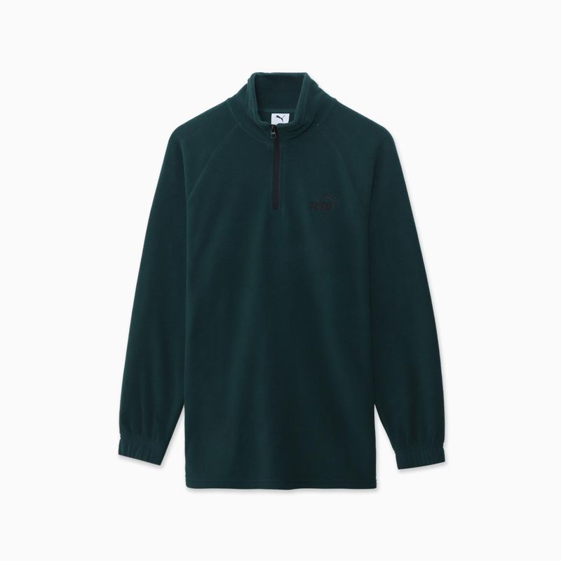 PUMA - Polerón Deportivo Ess Elevated 1/4 Zip Polar Hombre Puma