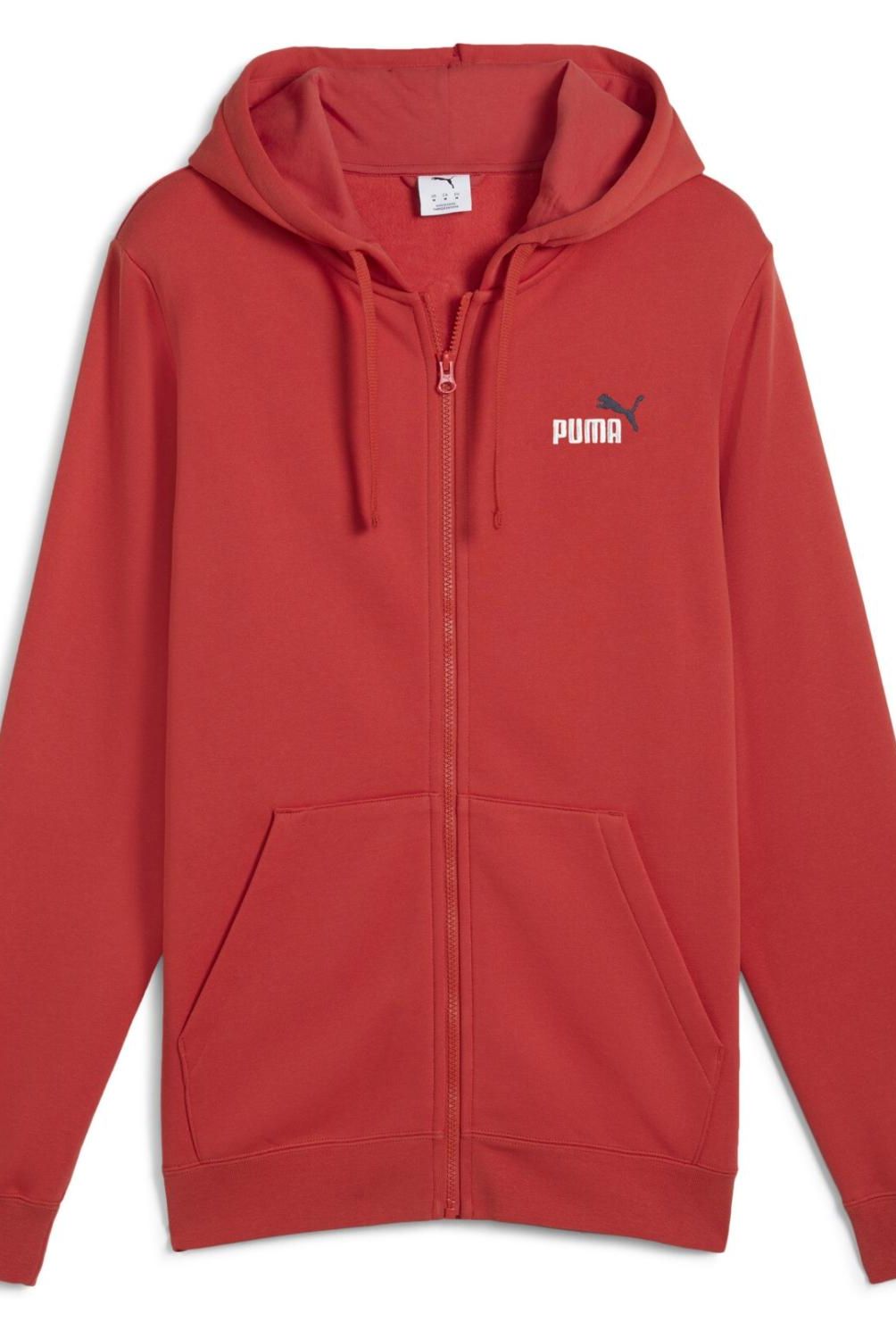 PUMA - Polerón Deportivo  2 Color Logo Full-Zip Hombre Puma