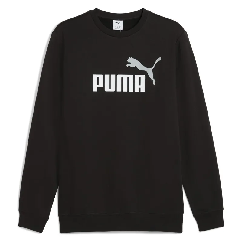 PUMA - Polerón Deportivo Ess 2 Color Crew Fl Hombre Puma
