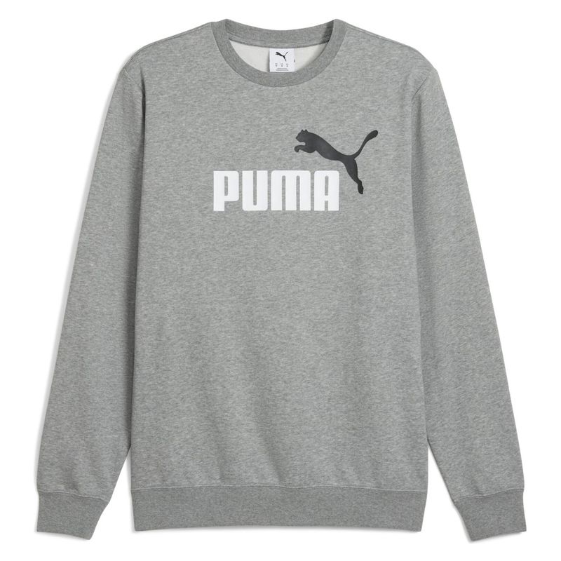 PUMA - Polerón Deportivo Ess 2 Color Crew Fl Hombre Puma