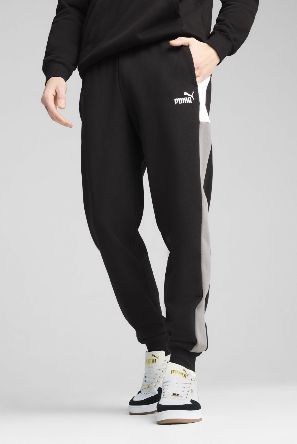 PUMA - Pantalón de Buzo Ess Block Sweatpants Hombre Puma