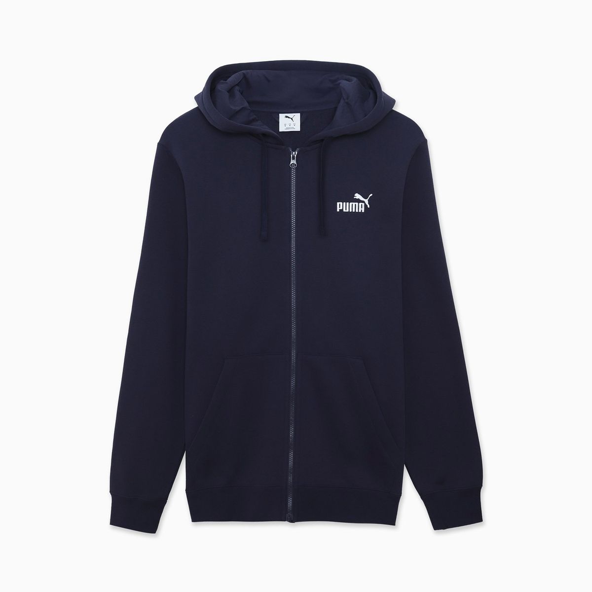 PUMA - Polerón Deportivo Ess Full-Zip Hoodie Fl Hombre Puma