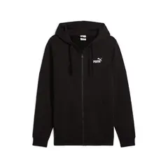 PUMA - Polerón Deportivo Ess Full-Zip Hoodie Fl Hombre