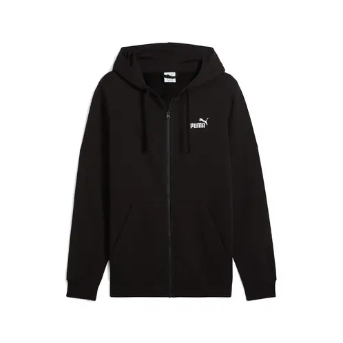 PUMA - Polerón Deportivo Ess Full-Zip Hoodie Fl Hombre