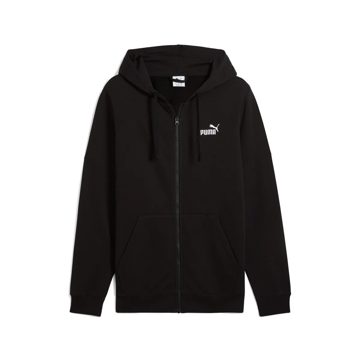 PUMA - Polerón Deportivo Ess Full-Zip Hoodie Fl Hombre Puma