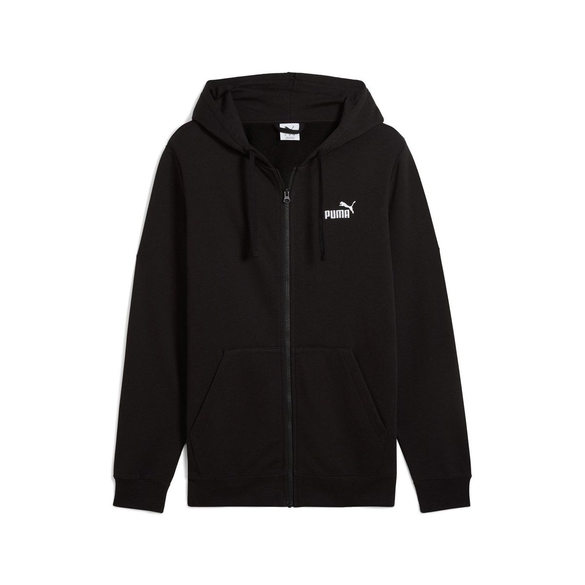 PUMA - Polerón Deportivo Ess Full-Zip Hoodie Fl Hombre Puma