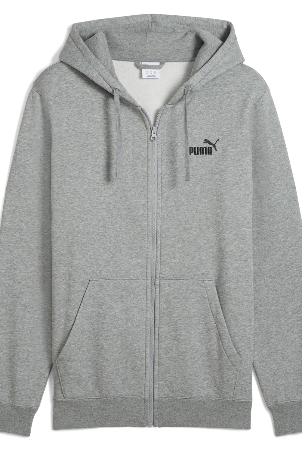PUMA - Polerón Deportivo Ess Full-Zip Hoodie Fl Hombre Puma