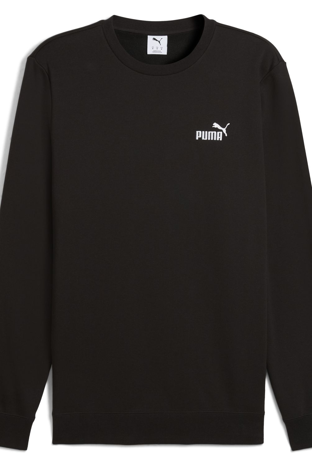 PUMA - Polerón Deportivo Ess Small Logo Crew Fl Hombre Puma