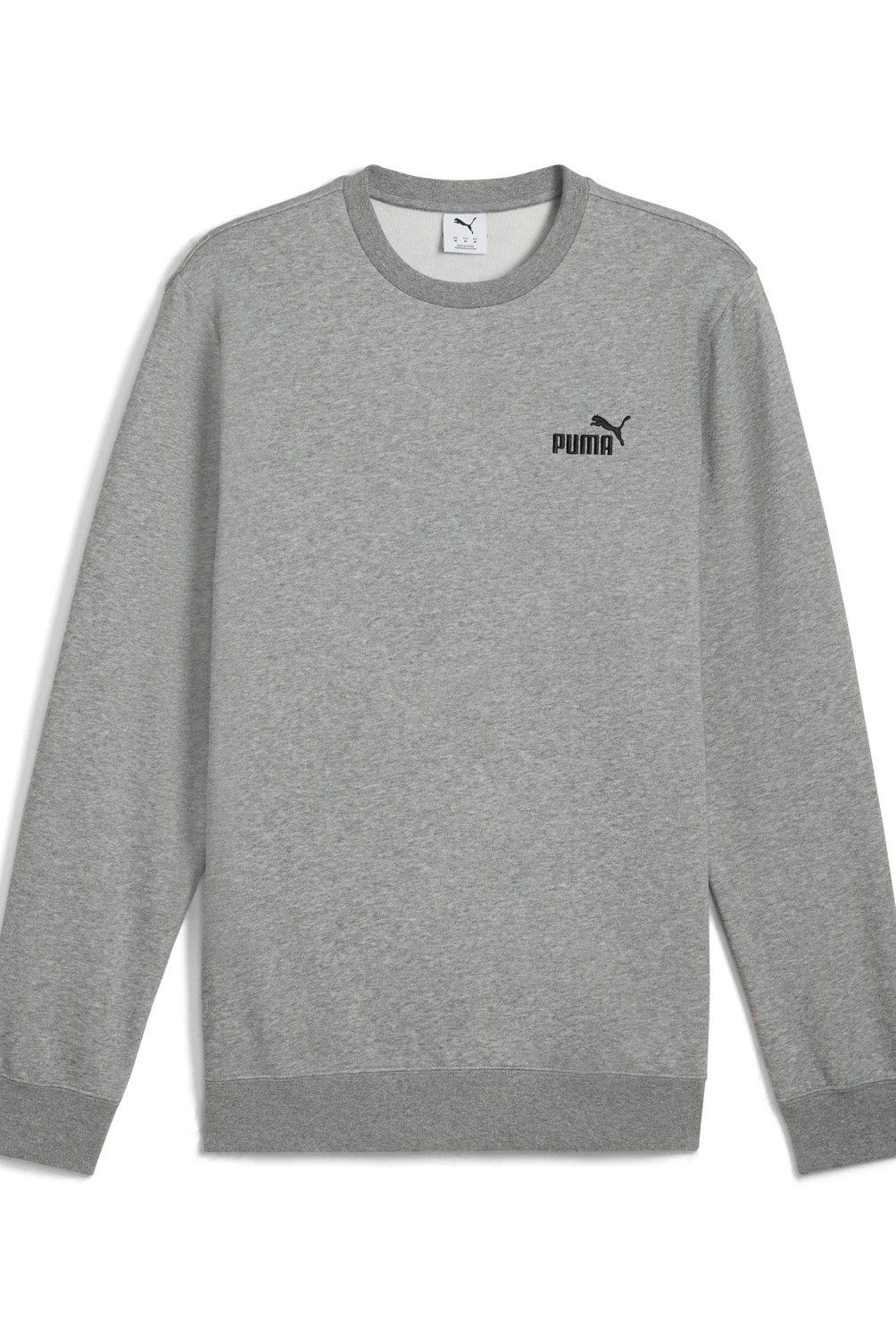 PUMA - Polerón Deportivo Ess Small Logo Crew Fl Hombre Puma