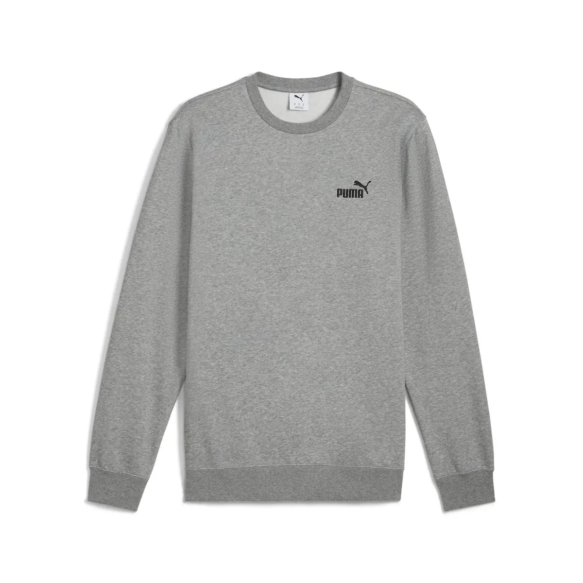 PUMA - Polerón Deportivo Ess Small Logo Crew Fl Hombre Puma