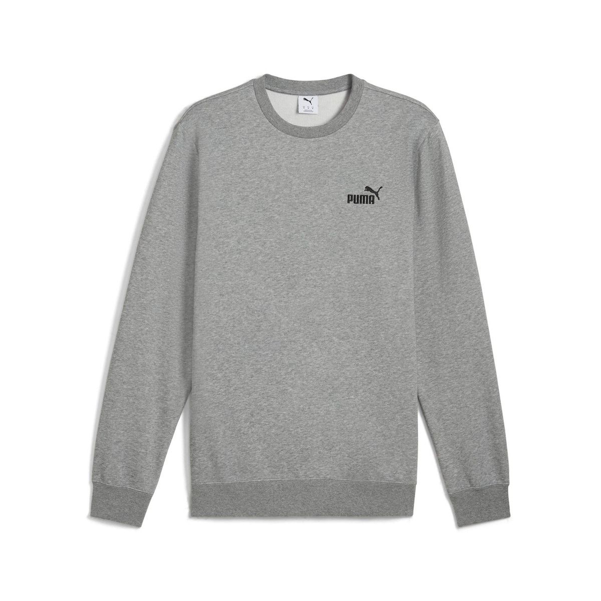 PUMA - Polerón Deportivo Ess Small Logo Crew Fl Hombre Puma