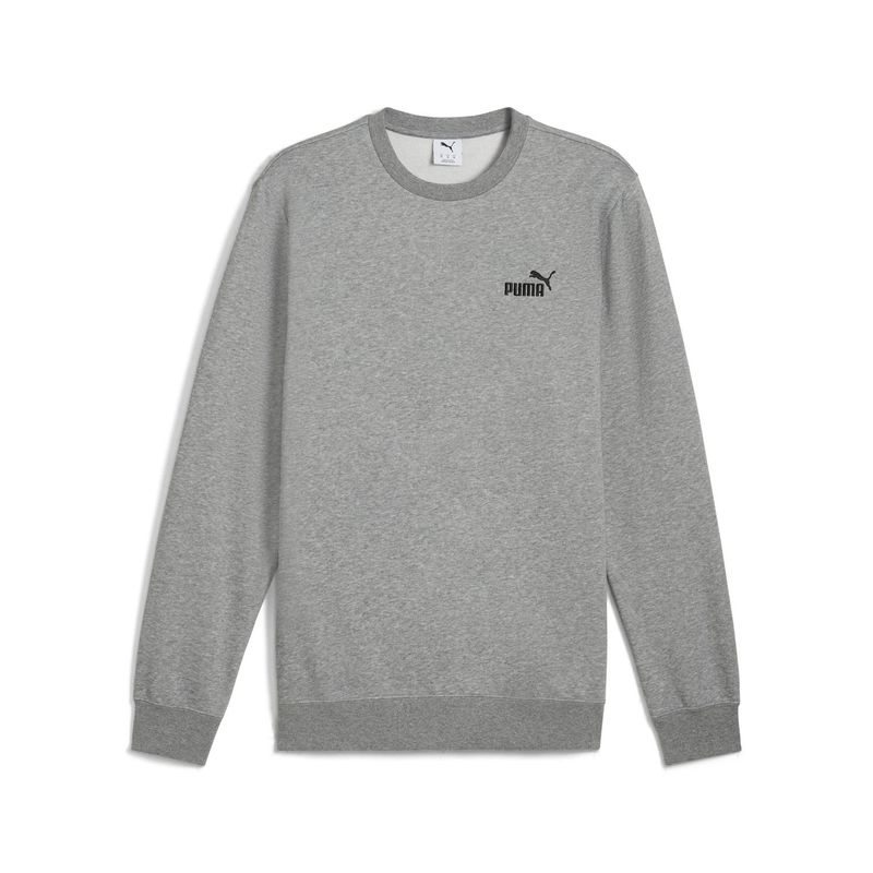 PUMA - Polerón Deportivo Ess Small Logo Crew Fl Hombre Puma