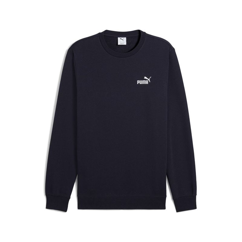 PUMA - Polerón Deportivo Ess Small Logo Crew Fl Hombre Puma