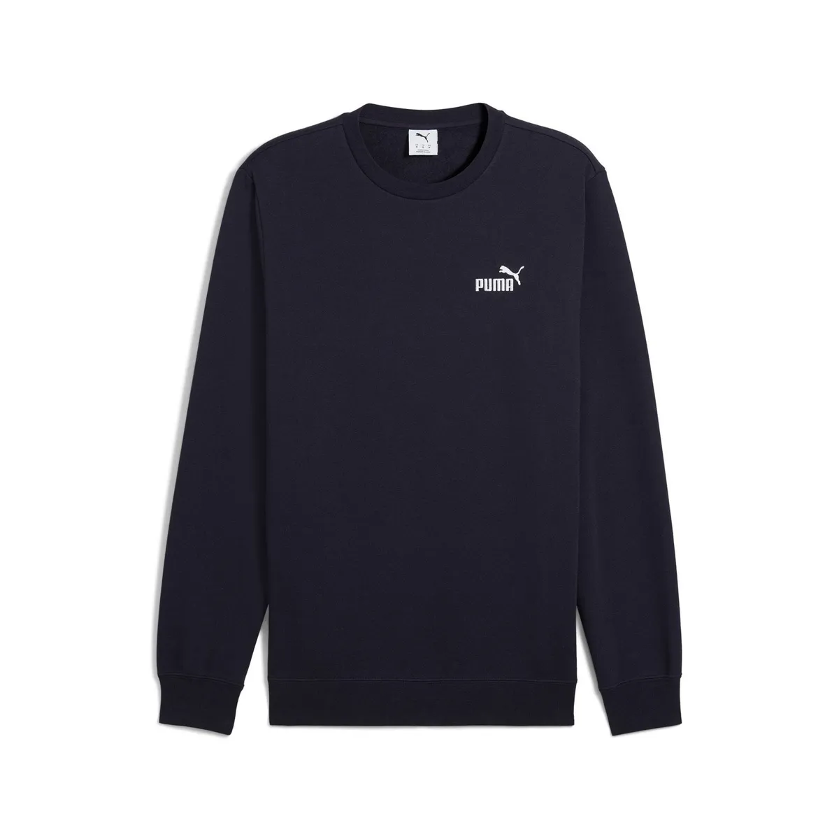 PUMA - Polerón Deportivo Ess Small Logo Crew Fl Hombre Puma