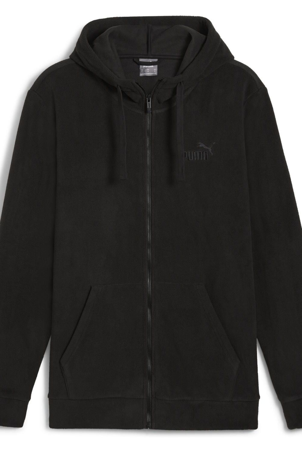 PUMA - Polerón Deportivo Ess Elevat Polar Zip Hoodie Hombre Puma
