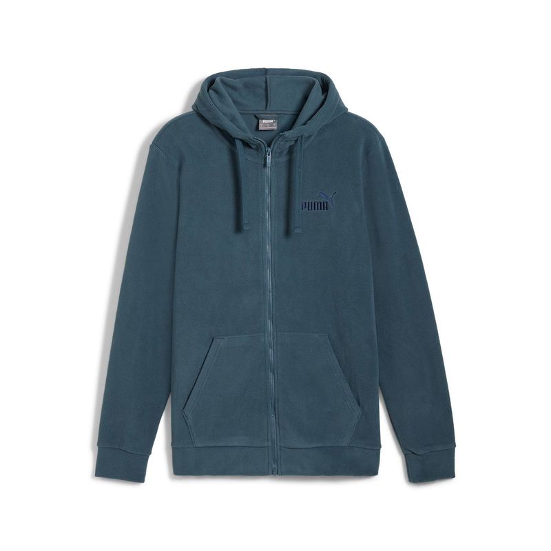 PUMA - Polerón Deportivo Ess Elevat Polar Zip Hoodie Hombre Puma