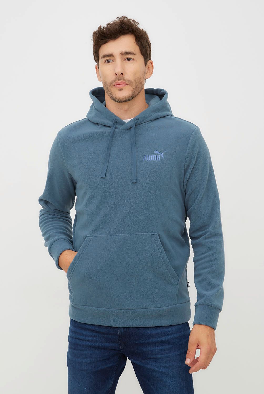 PUMA - Polerón Deportivo Ess Elevated Polar Hoodie Hombre Puma