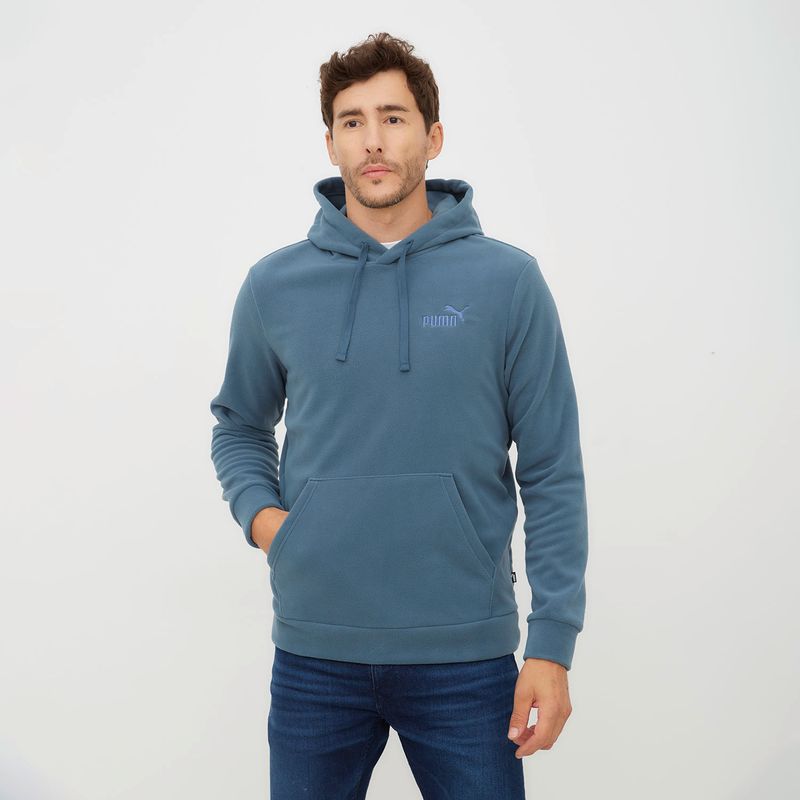 PUMA - Polerón Deportivo Ess Elevated Polar Hoodie Hombre Puma