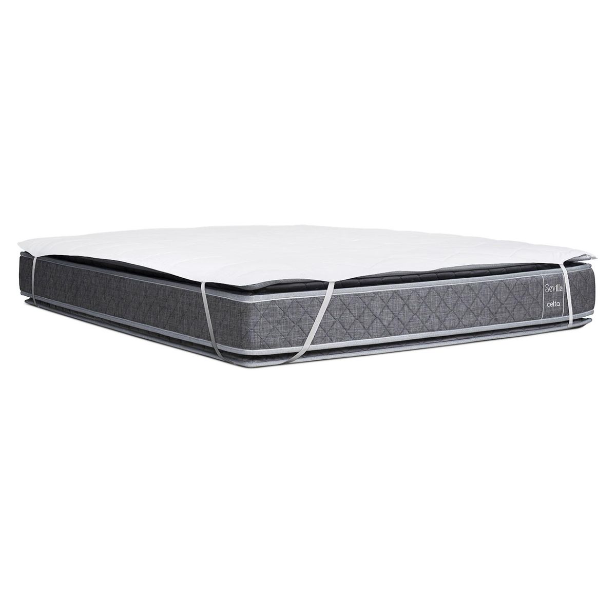 CELTA - Colchón Sevilla 2 Plazas x 2.00mt + Cubre colchon Celta