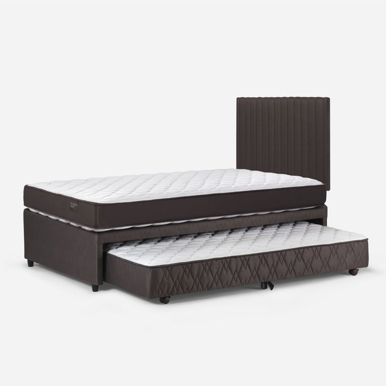 Cama Nido New Ergo T 1.5 plazas x 2.00 mt + Respaldo