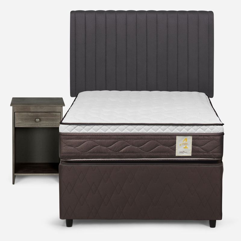 ROSEN - Cama Funcional Ns4 Plus 1.05X2.00 + Set De Muebles Lucio Rosen