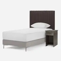 ROSEN - Set Muebles Lucio 1.5 Plaza Chocolate