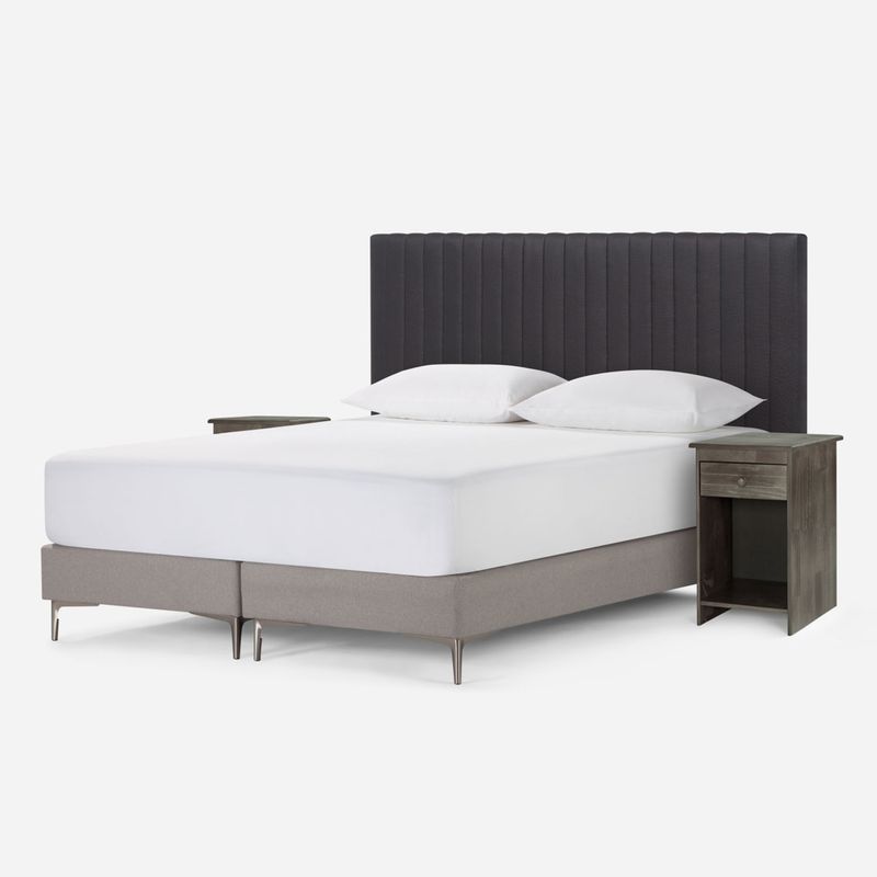 ROSEN - Set Muebles Lucio 2 Plazas Grafito Rosen