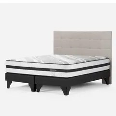 ROSEN - Cama Europea Driven Super King + Respaldo Issey