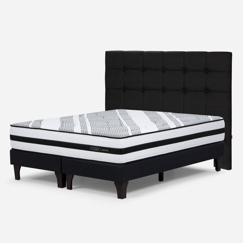 ROSEN - Cama Europea Driven Super King + Respaldo Issey Rosen