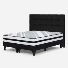 ROSEN - Cama Europea Driven Super King + Respaldo Issey