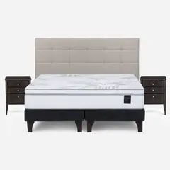 ROSEN - Cama Europea Art 4 Super King + Set De Muebles Issey
