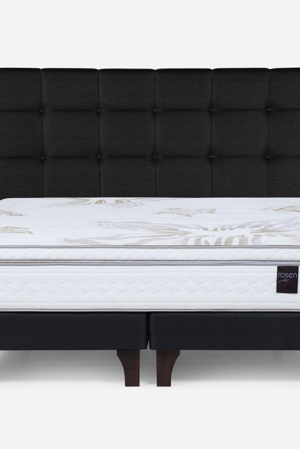 ROSEN - Cama Europea Art 4 Super King +Respaldo Issey Rosen