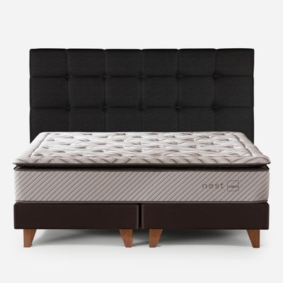 Imagen 2 del producto Cama Europea Nest King + Respaldo Issey Grafito