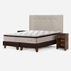 ROSEN - Cama Europea Nest King + Set De Muebles New Bennet