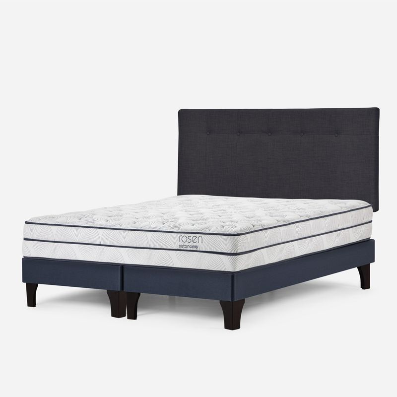 ROSEN - Cama Europea Autonomy S Pm 2 Plazas + Respaldo Rosen