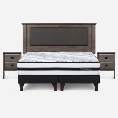 Imagen 2 del producto Box Spring Driven King + Set De Muebles New Ray