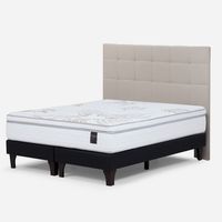 Box Spring Art 4 2 Plazas Bd + Respaldo Issey