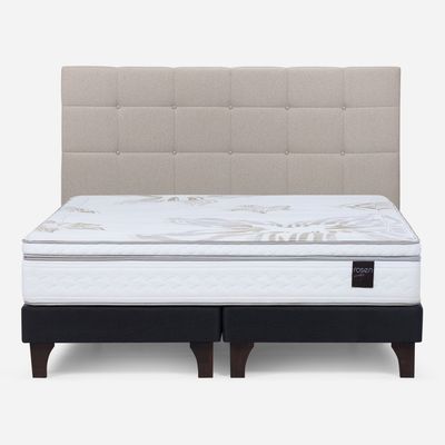 Imagen 2 del producto Box Spring Art 4 2 Plazas Bd + Respaldo Issey