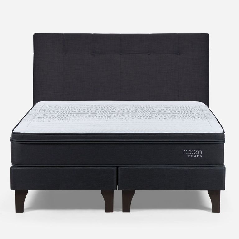 ROSEN Box Spring Tempo King X 2.00 cm Base Dividida + Respaldo